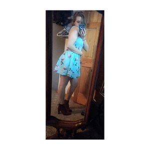 Baby Blue Floral Dress